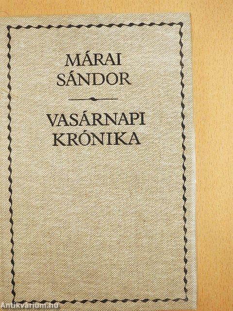 Vasárnapi krónika