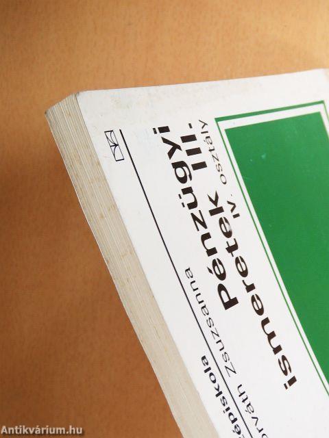 Pénzügyi ismeretek III.