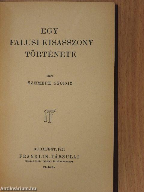 Egy falusi kisasszony története