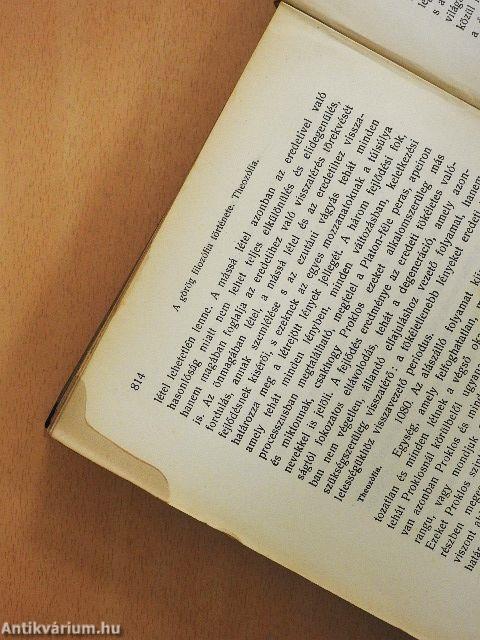 Bölcsészettörténet I.