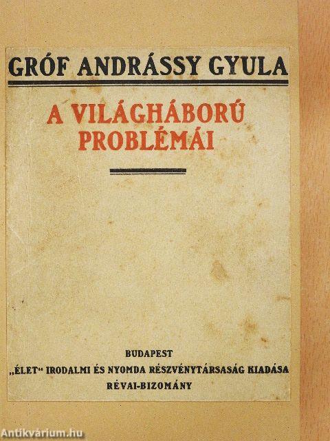 A világháború problémái