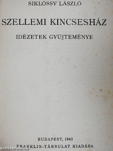 Szellemi kincsesház