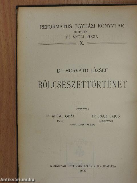 Bölcsészettörténet I.