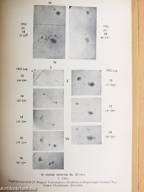 Csillagászati Évkönyv 1953.