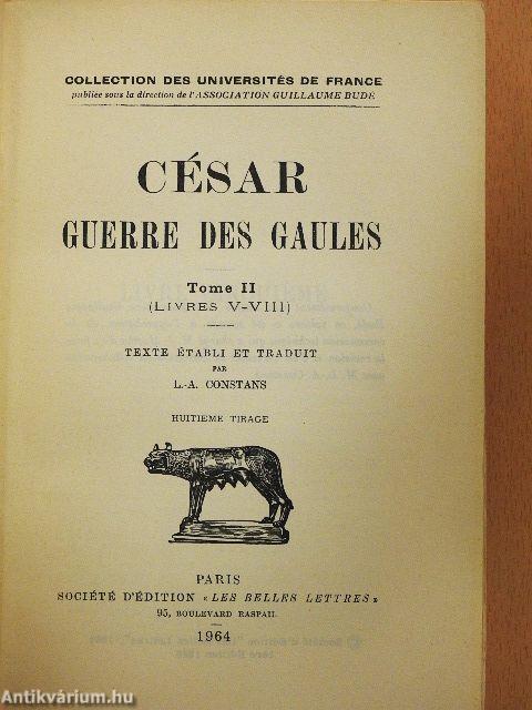 Guerre des Gaules II.