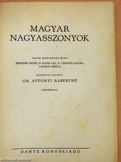 Magyar nagyasszonyok