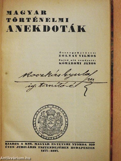 Magyar történelmi anekdoták