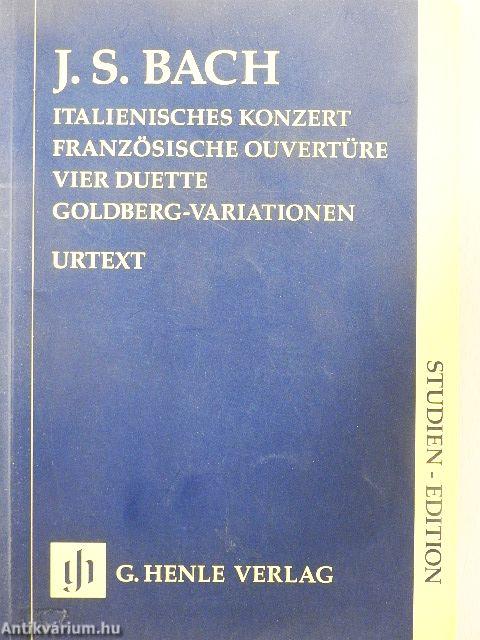 Italienisches Konzert, Französische Ouverture, Vier Duette, Goldberg-Variationen