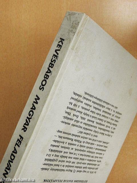 Kevésbábos magyar feladványok