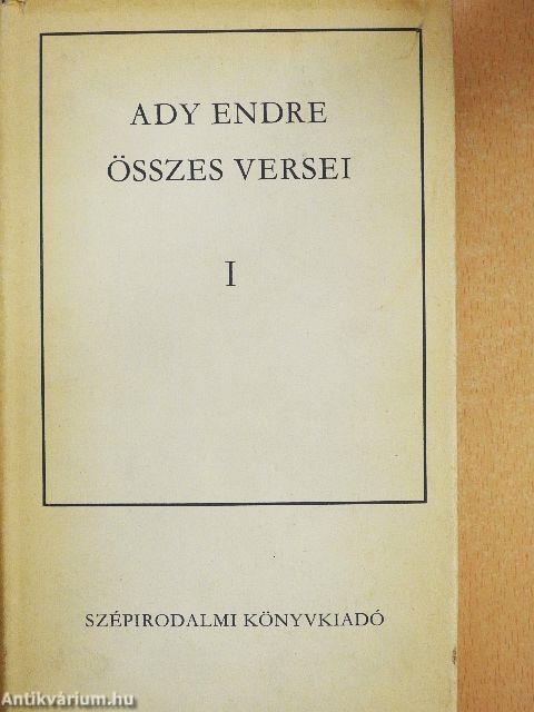 Ady Endre összes versei I-II.