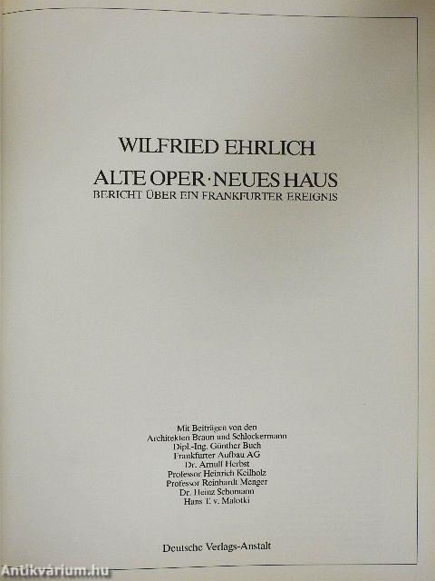 Alte Oper - Neues Haus