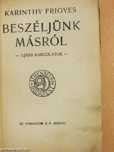 Beszéljünk másról