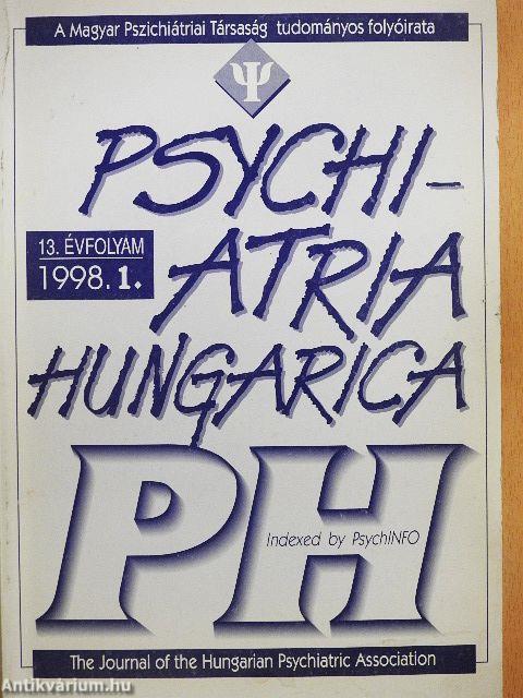 Psychiatria Hungarica 1998/1-6.+1998 2. Supplementum-Különszám