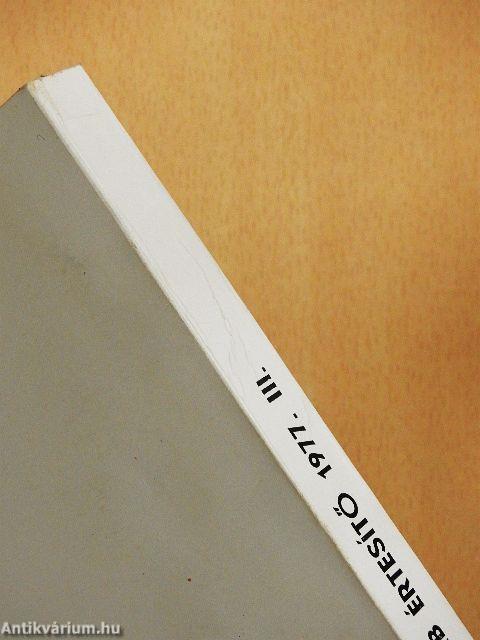 VEAB értesítő 1977. III.