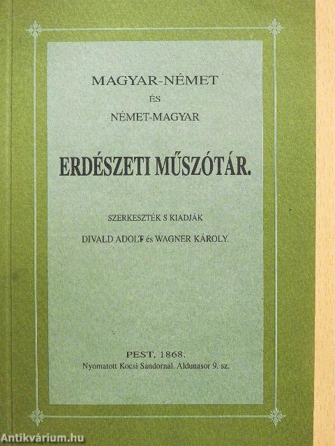 Magyar-német és német-magyar erdészeti műszótár