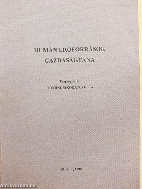 Humán erőforrások gazdaságtana