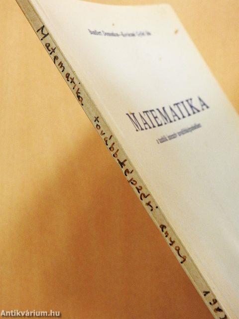 Matematika a tanítók intenzív továbbképzéséhez