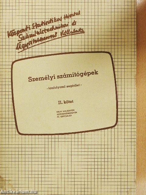 Személyi számítógépek II.