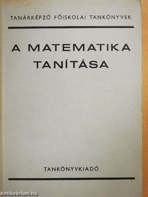 A matematika tanítása
