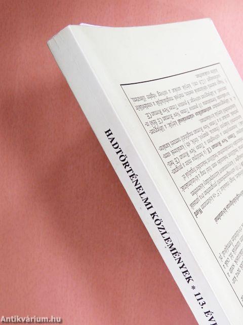 Hadtörténelmi Közlemények 2000. június