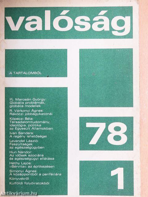 Valóság 1978. január