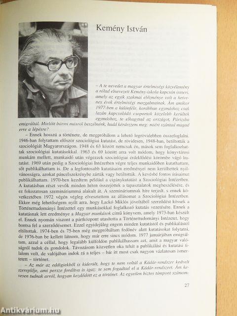 A magyar demokratikus ellenzék (1968-1988) - Interjúk