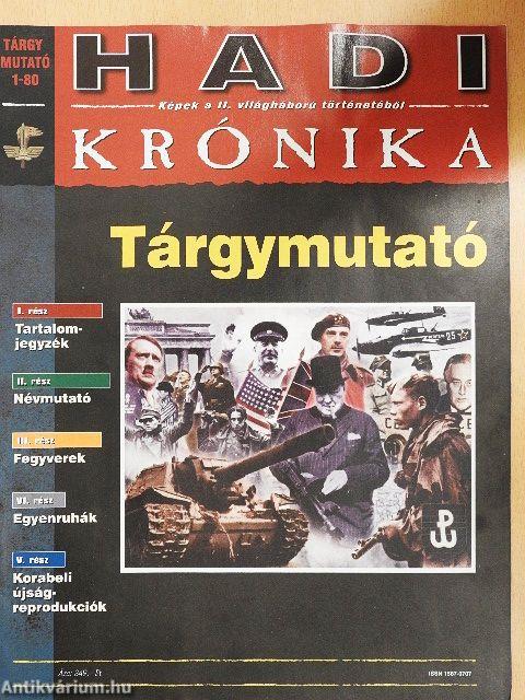 Hadi Krónika Tárgymutató