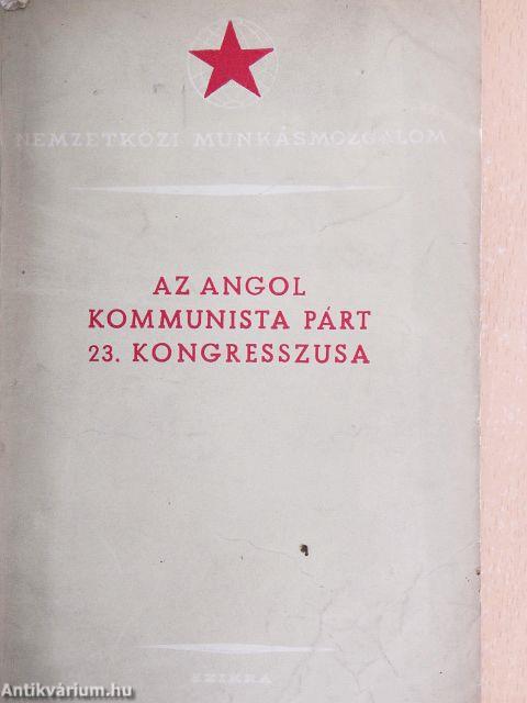 Az Angol Kommunista Párt 23. kongresszusa
