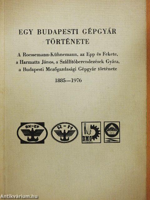 Egy budapesti gépgyár története
