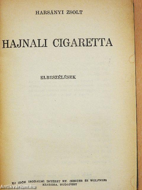 Hajnali cigaretta