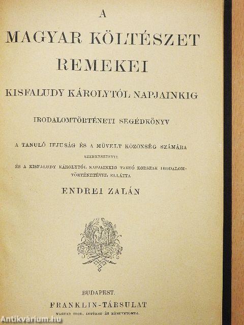 A magyar költészet remekei