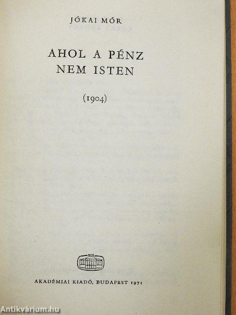 Ahol a pénz nem isten