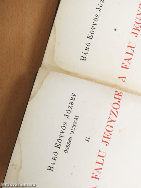 Báró Eötvös József összes munkái 1-20.