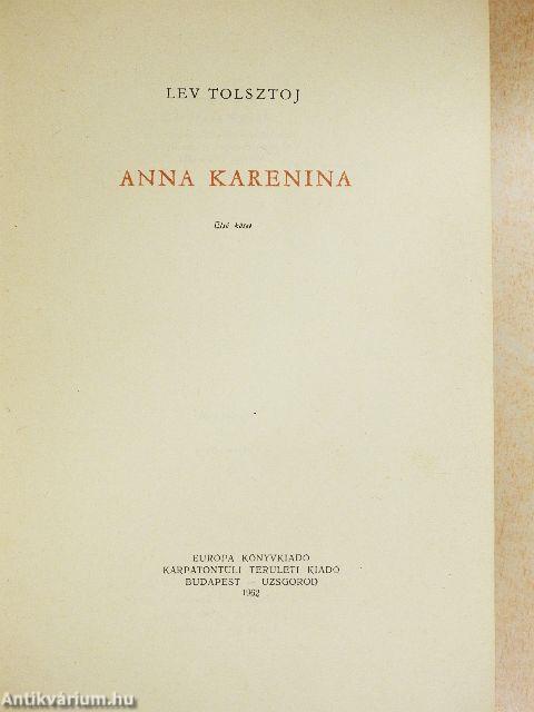 Anna Karenina I-II.