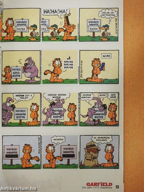 Garfield 2012. szeptember