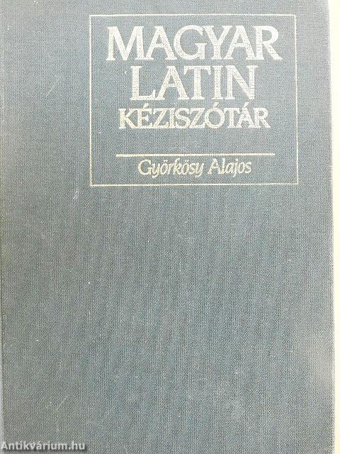 Magyar-latin kéziszótár