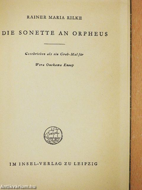 Die Sonette an Orpheus