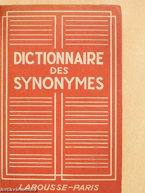Dictionnaire des synonymes de la langue francaise