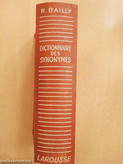 Dictionnaire des synonymes de la langue francaise