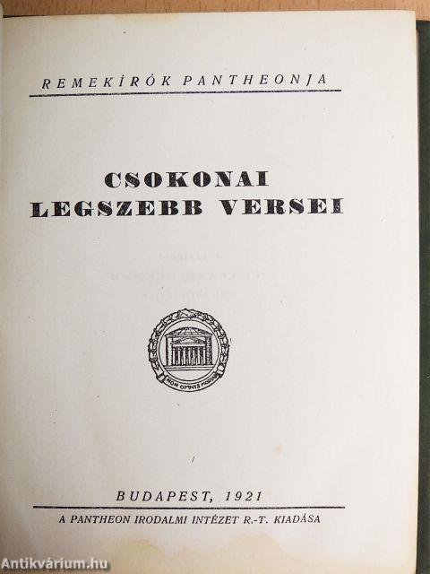 Csokonai legszebb versei