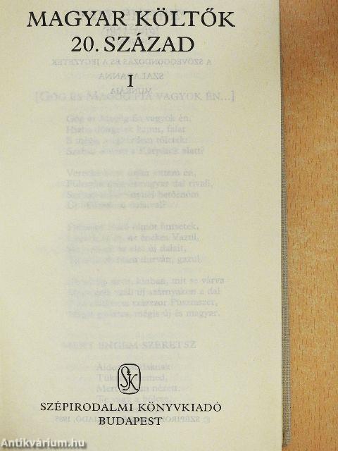 Magyar költők I-III.