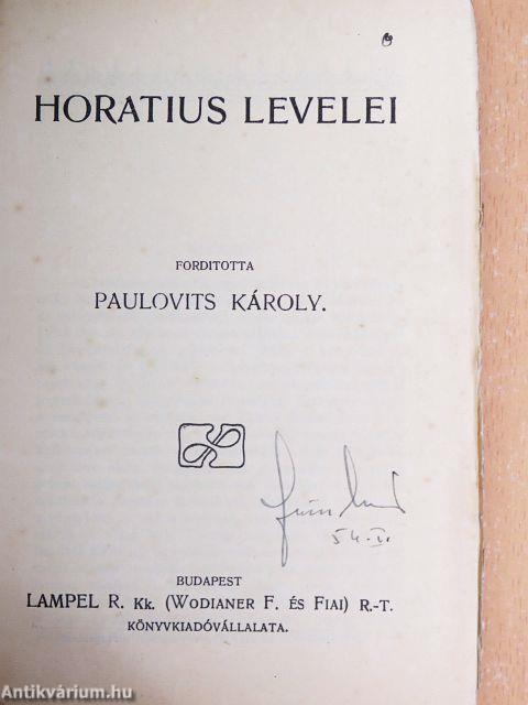 Horatius levelei