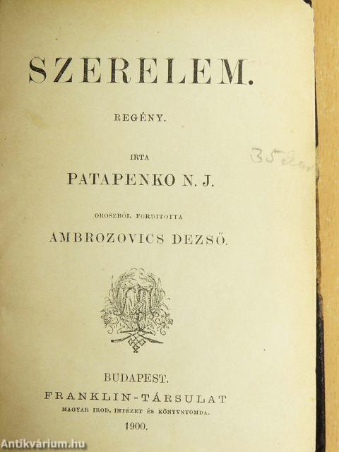 Szerelem/Kölcsey Ferencz versei