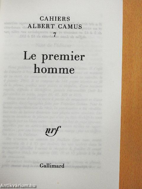 Le premier homme