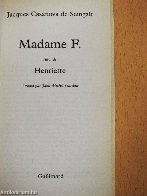 Madame F./Henriette