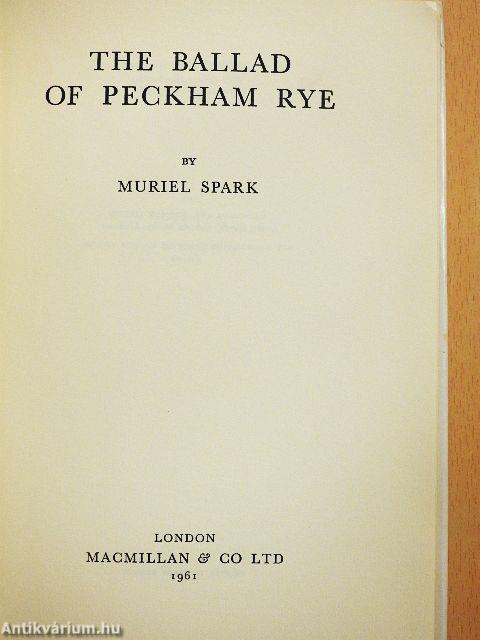 The Ballad of Peckham Rye