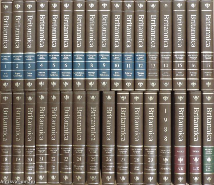 The New Encyclopaedia Britannica Volume 1-29./Index I-II./Britannica World Data 1988./Propaedia Outline of Knowledge
