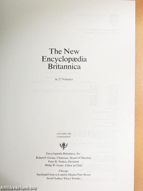 The New Encyclopaedia Britannica Volume 1-29./Index I-II./Britannica World Data 1988./Propaedia Outline of Knowledge