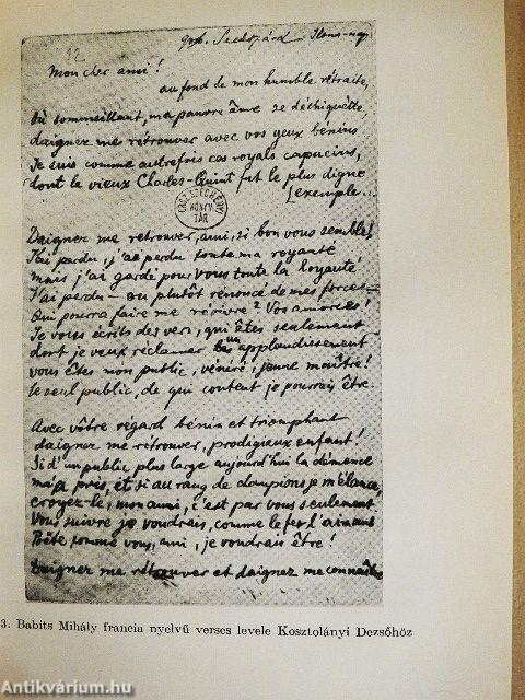 Babits-Juhász-Kosztolányi levelezése