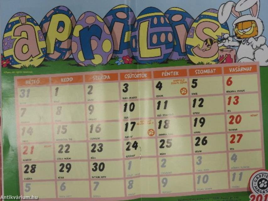 Garfield 2014. március
